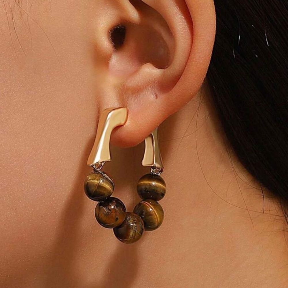 3for$20 1pair Vintage & Western Style & Unique Design New Cold-toned Beaded
